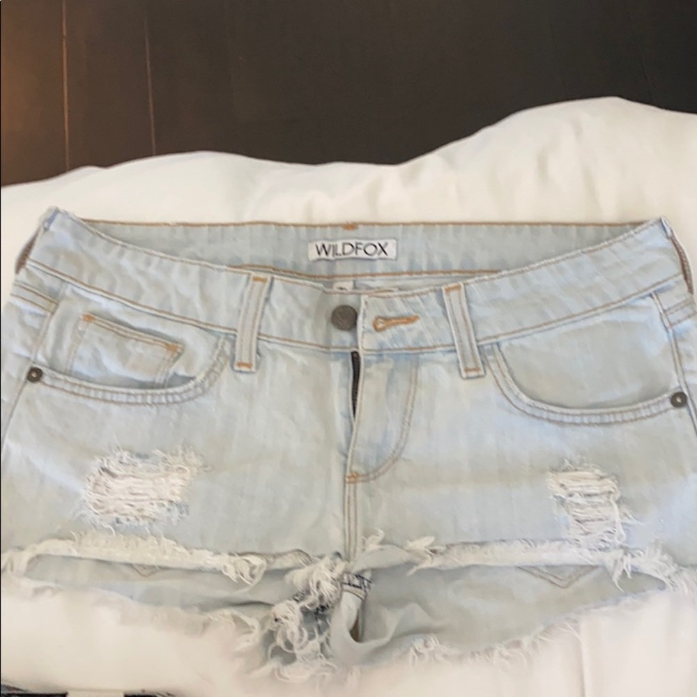 Wild fox Light Was Short Shorts